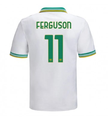 Lacne Muži Futbalové dres AS Roma Evan Ferguson #11 2025-26 Krátky Rukáv - Tretina